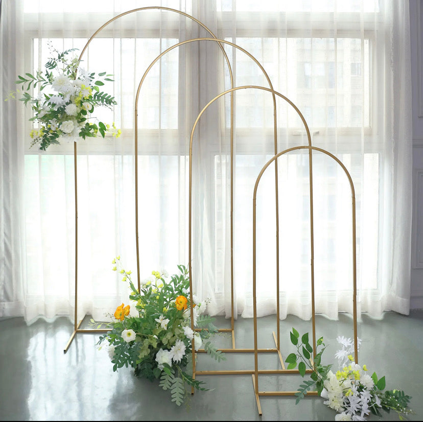 Gold Metal Arch | Set Of 4