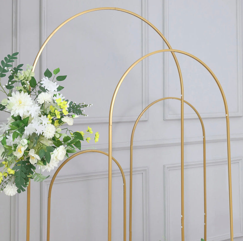 Gold Metal Arch | Set Of 4