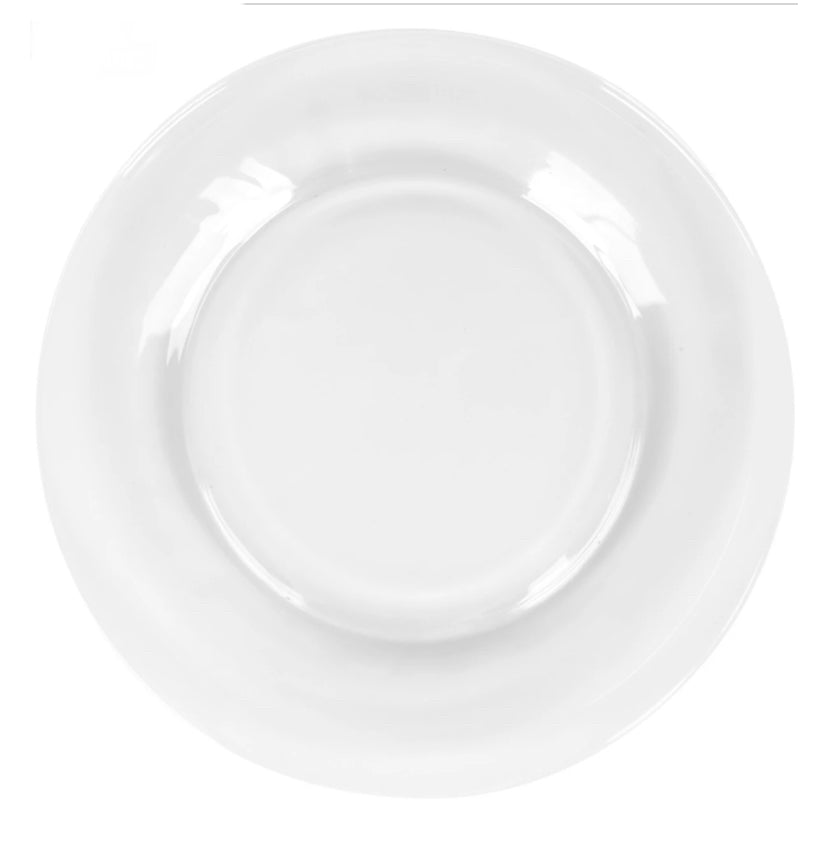 50 Clear Glass Dinner Plates